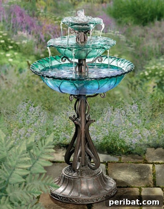 Clever Lamp Upcycling Projects for Every Corner of Your Home and Garden 11 Old Lamp Turned Fountain