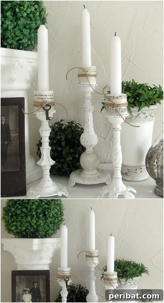 Clever Lamp Upcycling Projects for Every Corner of Your Home and Garden 8 Repurposed Table Lamp Candlesticks