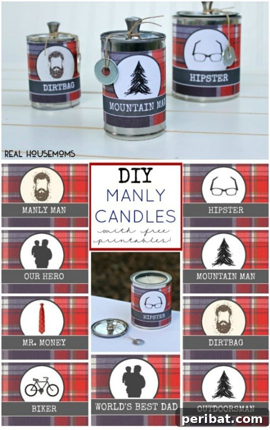 25 Rugged DIY Gifts for Dad from Upcycled Treasures 21 Easy DIY Candles for Dad with Manly Scents