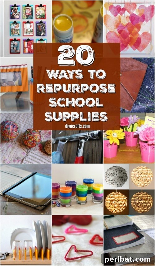 20 Brilliant Ways To Repurpose Those School Supplies This Summer