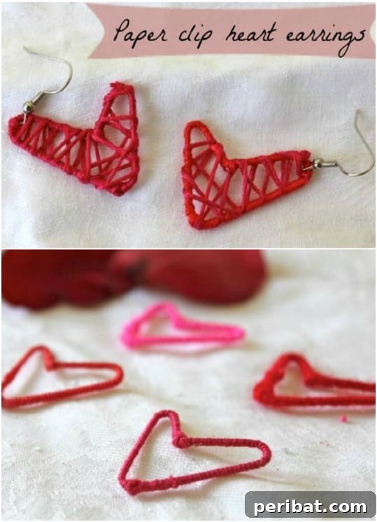 DIY Paperclip Earrings