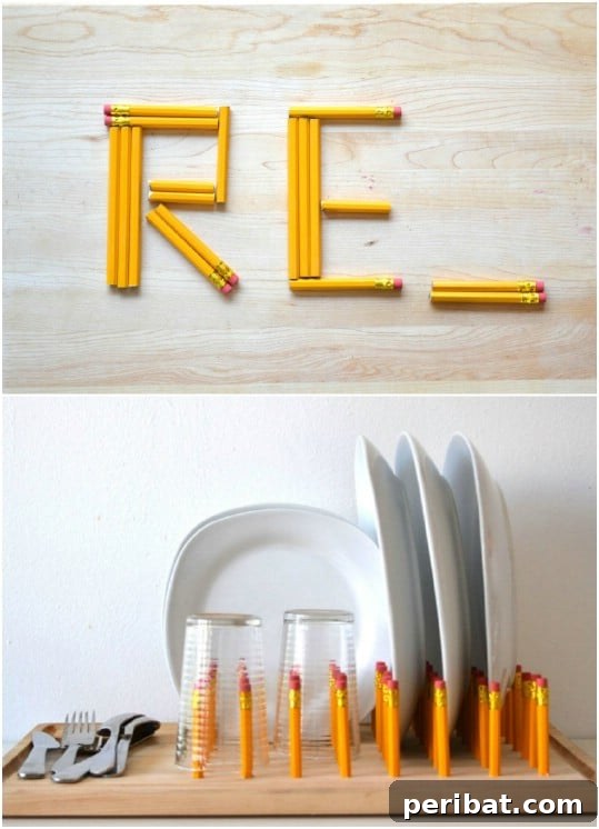 Short Pencil Dish Rack