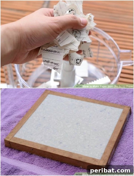 DIY Recycled Paper