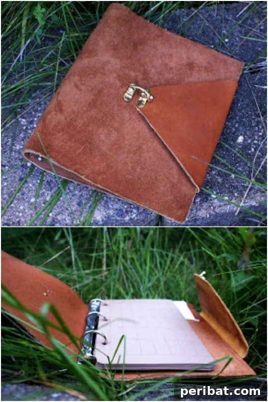 DIY Leather Journal Or Planner
