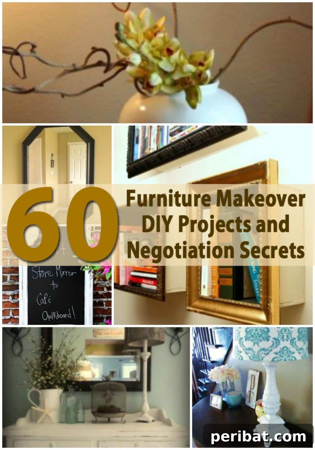 Unlock Value: 60 Furniture Makeover DIYs & Smart Negotiation Strategies 2 Top 60 Furniture Makeover DIY Projects and Negotiation Secrets pinterest image.