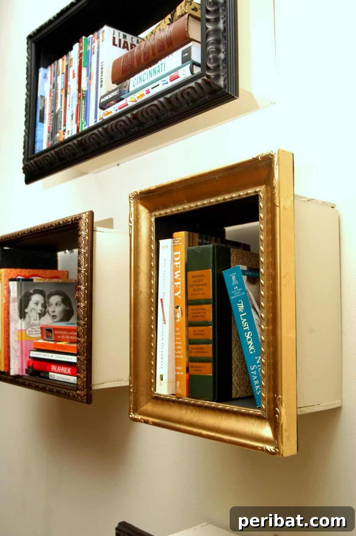 Unlock Value: 60 Furniture Makeover DIYs & Smart Negotiation Strategies 16 DIY Lovely DIY picture frame shelves