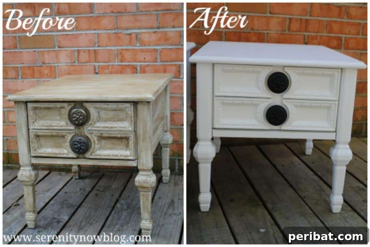 Unlock Value: 60 Furniture Makeover DIYs & Smart Negotiation Strategies 22 DIY Thrift Store Furniture Makeover before and after.