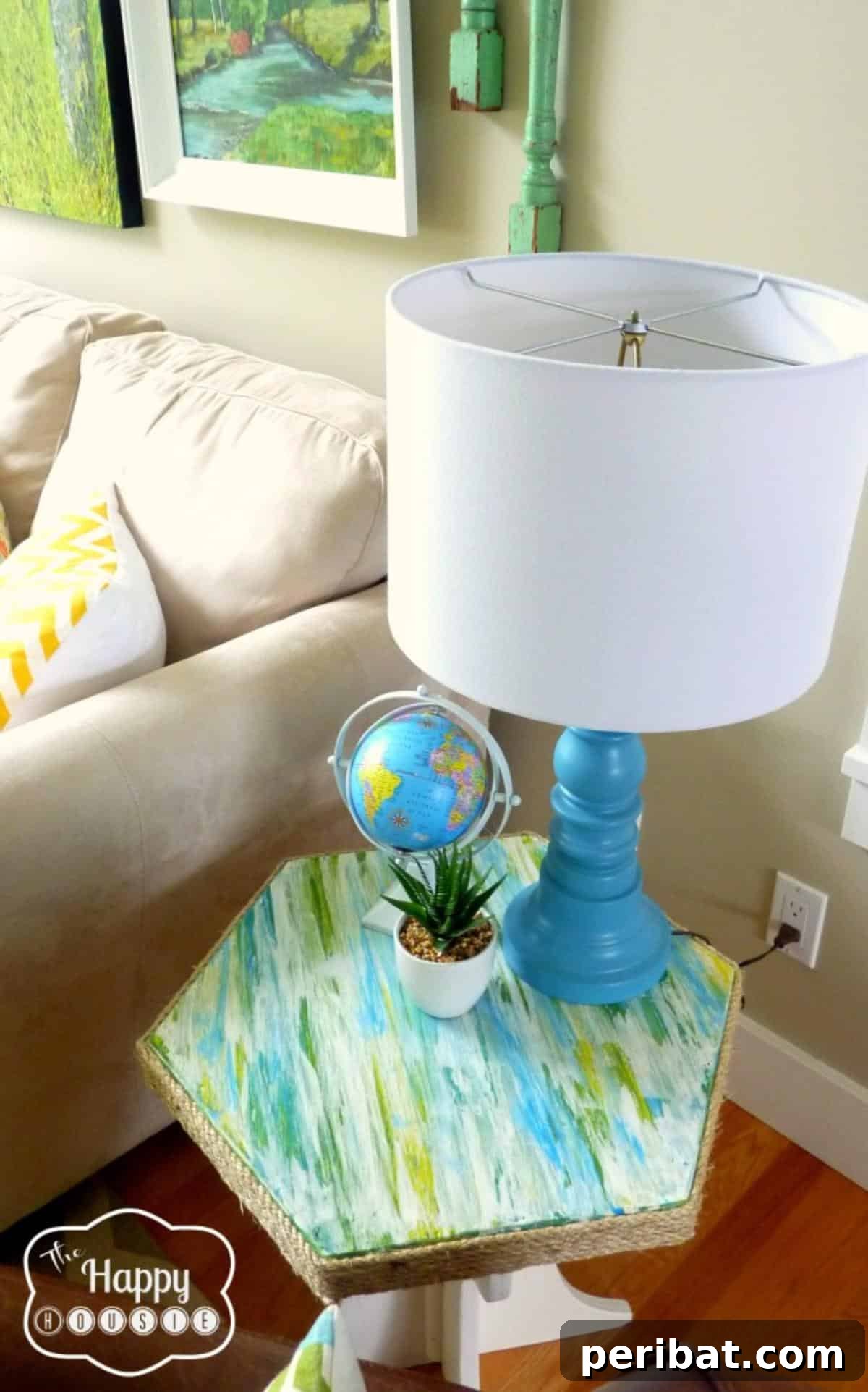 Unlock Value: 60 Furniture Makeover DIYs & Smart Negotiation Strategies 29 A Painted Texture Table Makeover on the Cheap