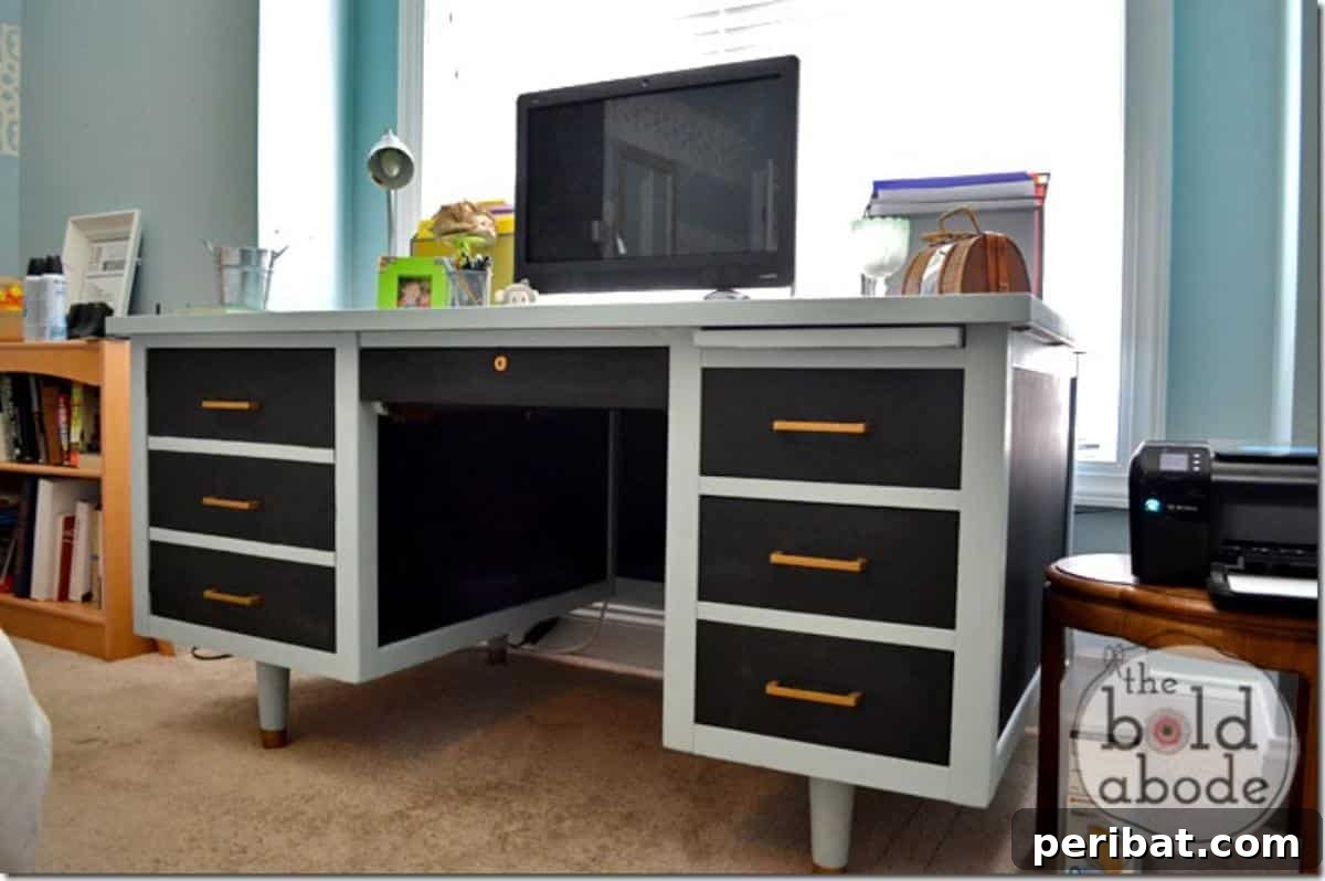 Unlock Value: 60 Furniture Makeover DIYs & Smart Negotiation Strategies 30 DIY Chalkboard Desk Makeover