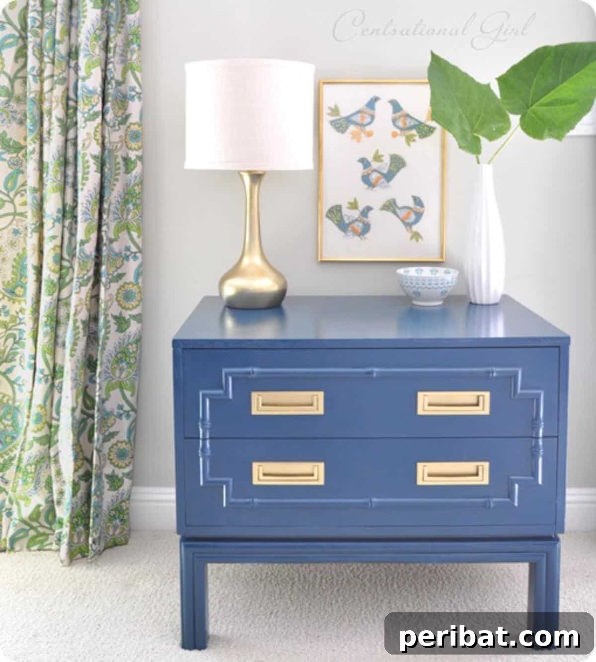 Unlock Value: 60 Furniture Makeover DIYs & Smart Negotiation Strategies 40 DIY Faux bamboo chest makeover