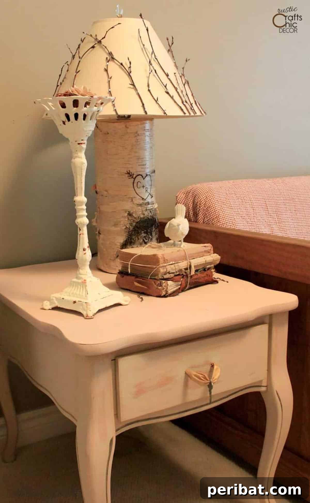 Unlock Value: 60 Furniture Makeover DIYs & Smart Negotiation Strategies 49 DIY Shabby Chic End Table Makeover
