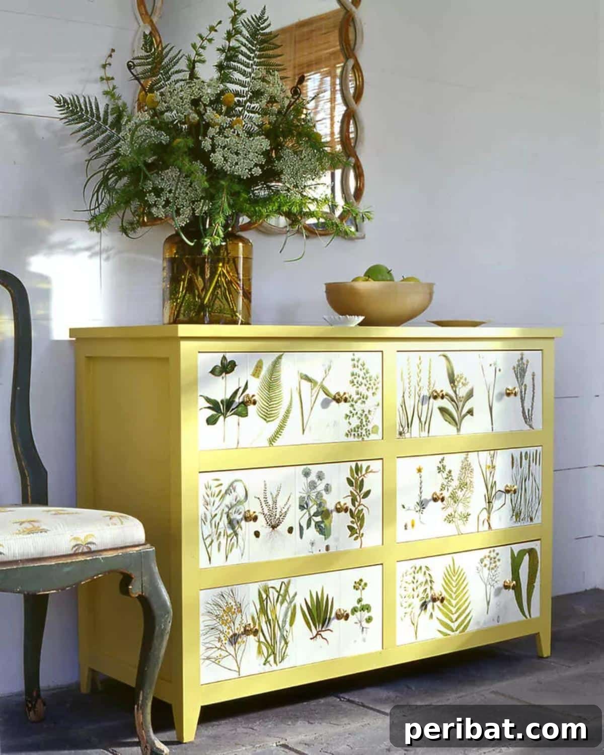 Unlock Value: 60 Furniture Makeover DIYs & Smart Negotiation Strategies 50 DIY yellow dresser makeover.
