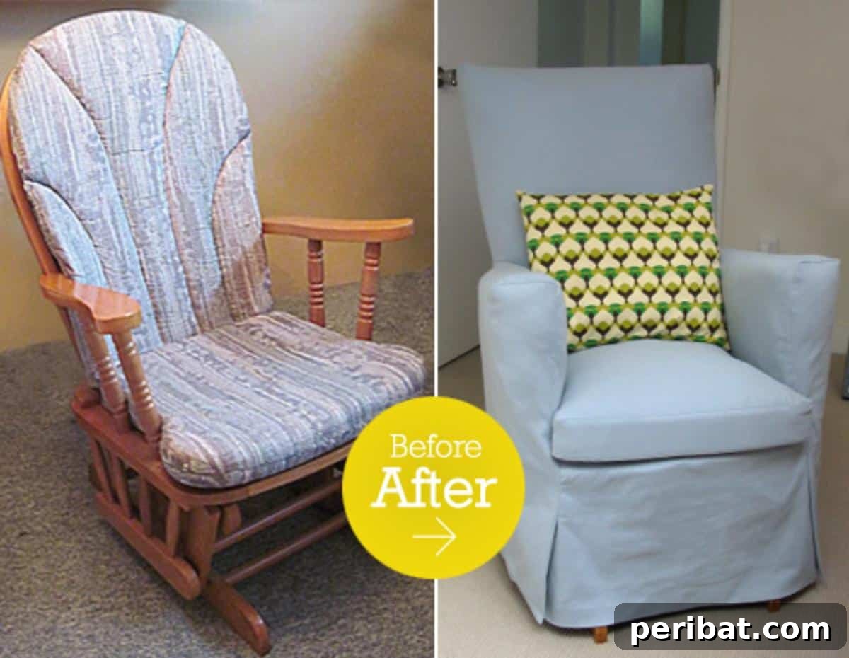 Unlock Value: 60 Furniture Makeover DIYs & Smart Negotiation Strategies 65 DIY chair makeover before and after.