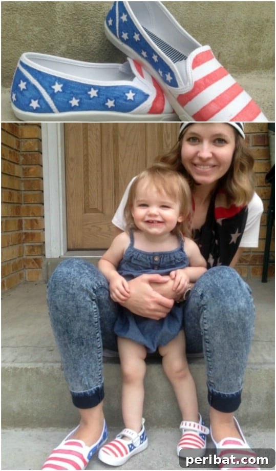 30 Red, White, and Blue Family Outfits for the Fourth of July 16 Adorable Mommy And Me Patriotic Shoes