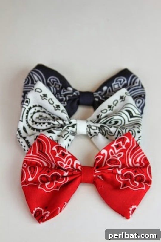 30 Red, White, and Blue Family Outfits for the Fourth of July 17 Easy DIY No Sew Fabric Hair Bows
