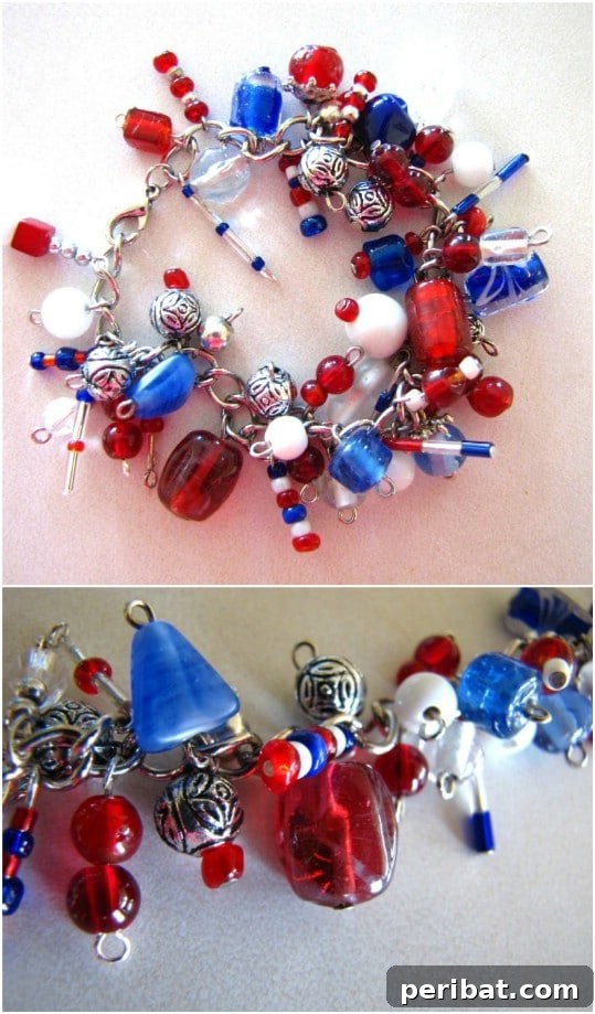 30 Red, White, and Blue Family Outfits for the Fourth of July 10 Beautiful DIY Fireworks Charm Bracelet