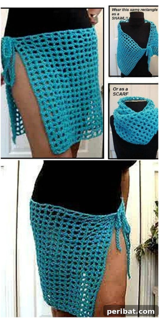 Summer Stitching: Your Guide to Crocheted and Knitted Beach Gear 13 Super Easy Sarong Skirt