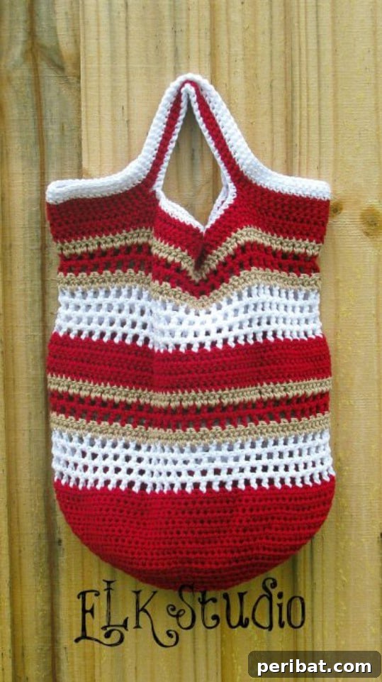 Summer Stitching: Your Guide to Crocheted and Knitted Beach Gear 14 Another Fun Crochet Beach Bag