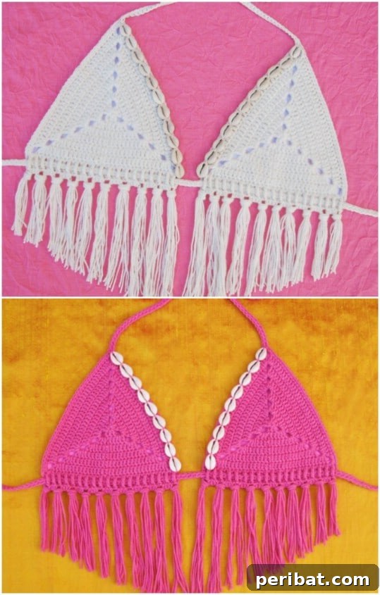 Summer Stitching: Your Guide to Crocheted and Knitted Beach Gear 9 Beaded Sand Dollar Bikini Top