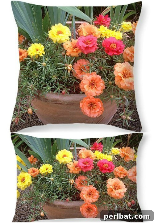 Summery Flower Pillow