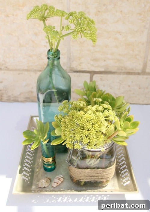 Easy DIY Succulent Centerpiece