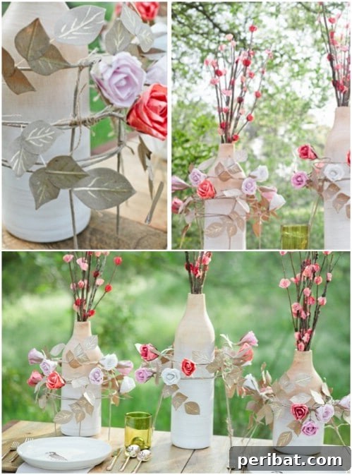 Floating Paper Flower Wreath