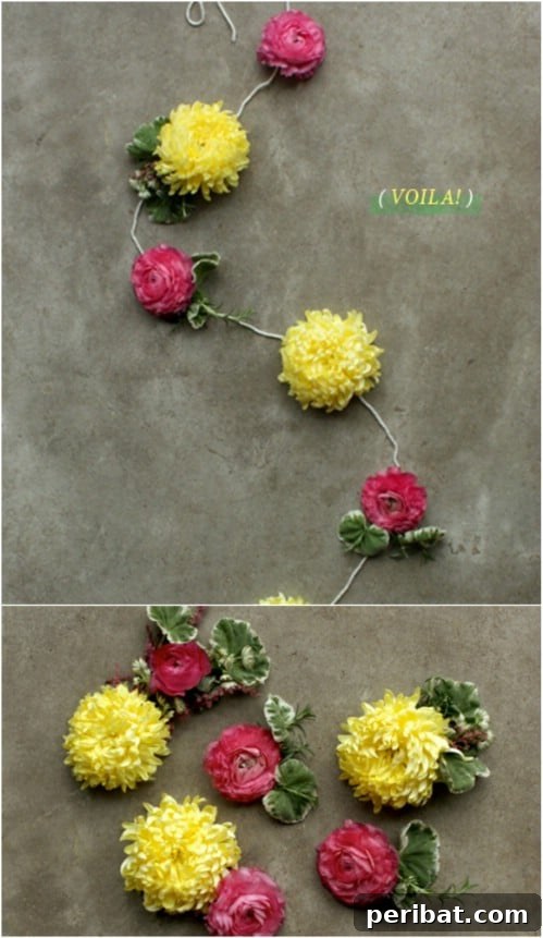 Fresh Summer Flower Garland