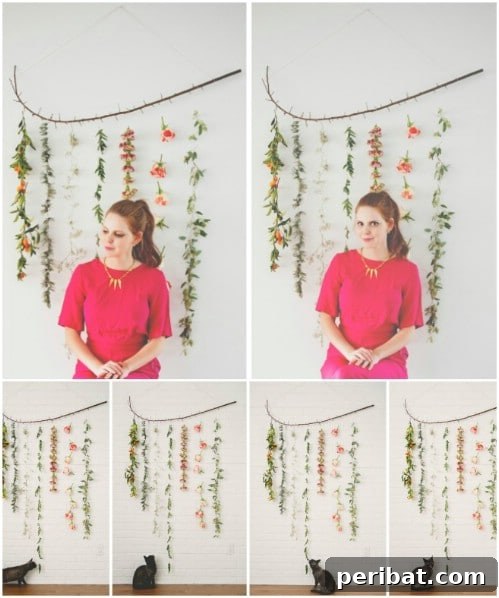 Flower String Wall Hanging