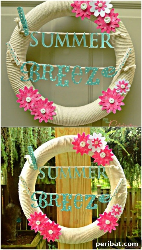 DIY Clothesline Wreath