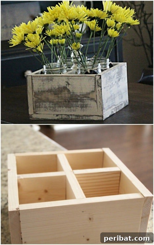 $12 Mason Jar Centerpiece