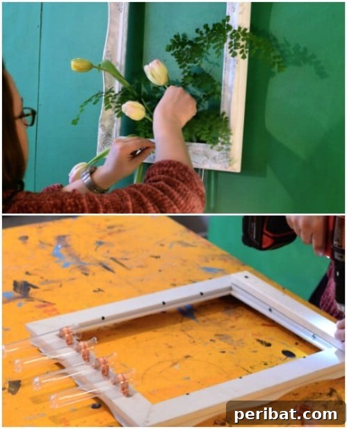 Floral Picture Frame Backdrop