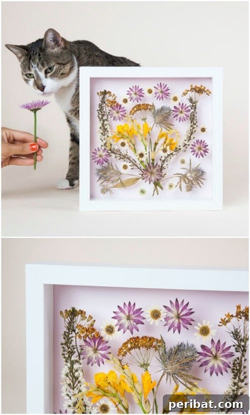Pressed Flower Wall Art