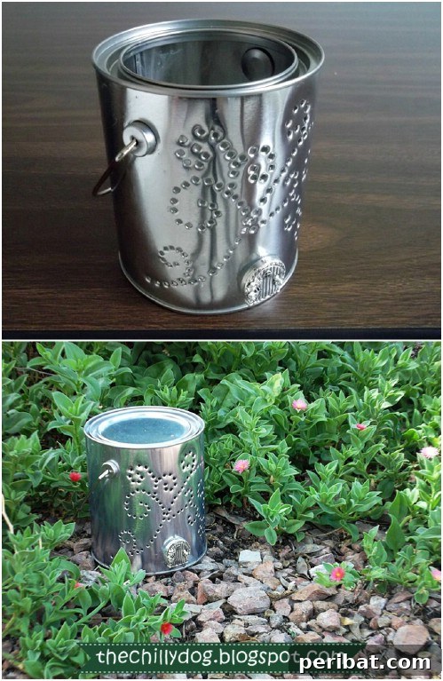 Upcycled Paint Can Fairy Luminary