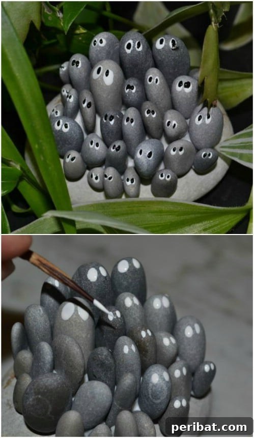 DIY Rock Stone Art