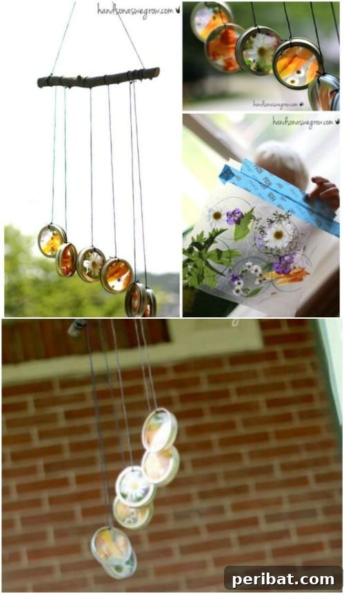 Natural Sun Catcher Wind Chimes