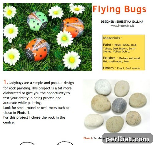 Painted Rock Ladybugs