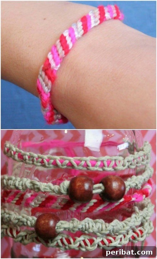 DIY Hemp Macramé Bracelet