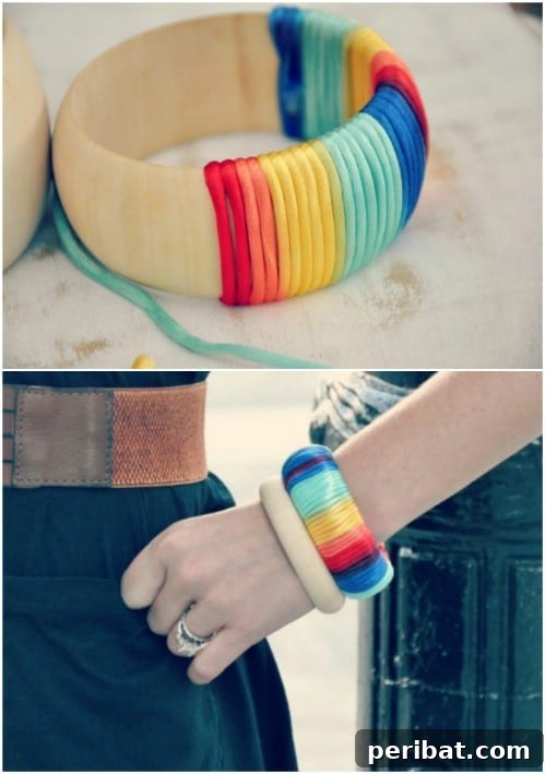 Caribbean Inspired Bangle Bracelet