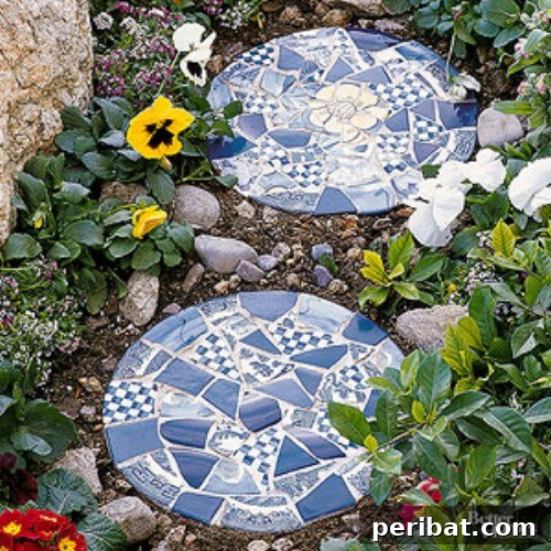 30 Stunning Mosaic Crafts to Enhance Your Indoor and Outdoor Spaces 27 Beautiful Mosaic Stepping Stones