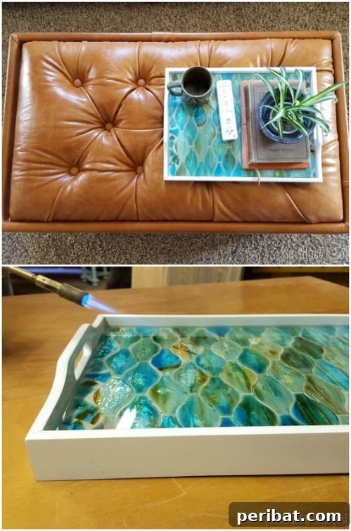 30 Stunning Mosaic Crafts to Enhance Your Indoor and Outdoor Spaces 28 Geometric Mosaic Serving Tray