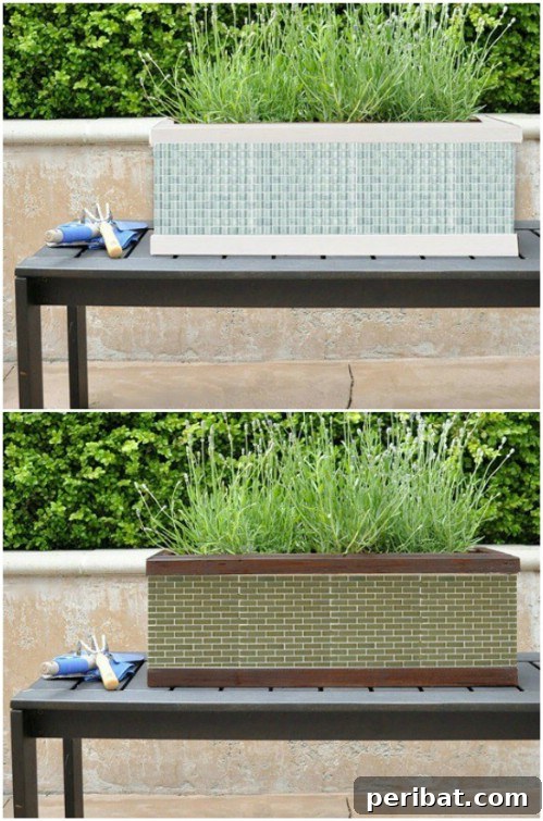 30 Stunning Mosaic Crafts to Enhance Your Indoor and Outdoor Spaces 31 Mosaic Tile Window Box Planter