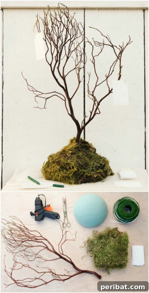 Hayallerinizdeki Düğün İçin 35 Nefes Kesen Kendin Yap Rustik Düğün Süslemesi 14 Homemade Rustic Wedding Wish Tree