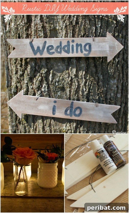 Hayallerinizdeki Düğün İçin 35 Nefes Kesen Kendin Yap Rustik Düğün Süslemesi 20 Rustic Wedding Signs