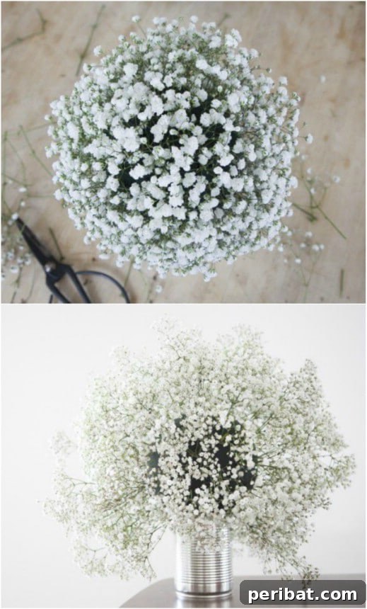 Hayallerinizdeki Düğün İçin 35 Nefes Kesen Kendin Yap Rustik Düğün Süslemesi 3 Baby’s Breath Wedding Globes