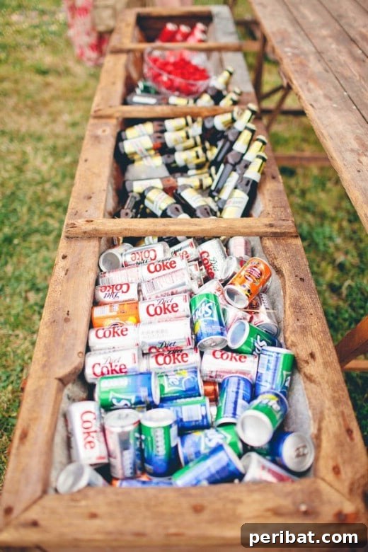 Hayallerinizdeki Düğün İçin 35 Nefes Kesen Kendin Yap Rustik Düğün Süslemesi 10 Flower Box Cooler
