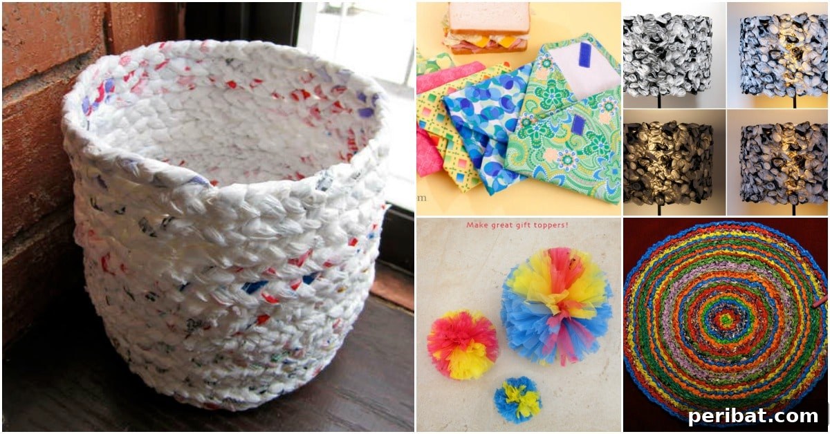 Beyond the Bin 30 Ingenious Upcycling Projects for Grocery Bags 2 plastic bag projects