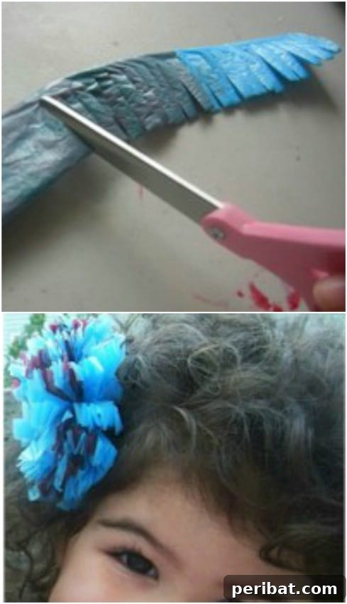Beyond the Bin 30 Ingenious Upcycling Projects for Grocery Bags 12 Plastic Bag Hair Rosettes