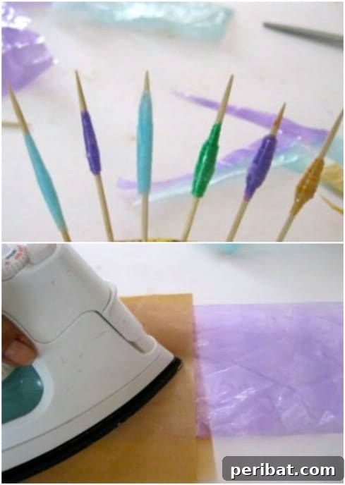Beyond the Bin 30 Ingenious Upcycling Projects for Grocery Bags 4 Repurposed Plastic Bag Beads