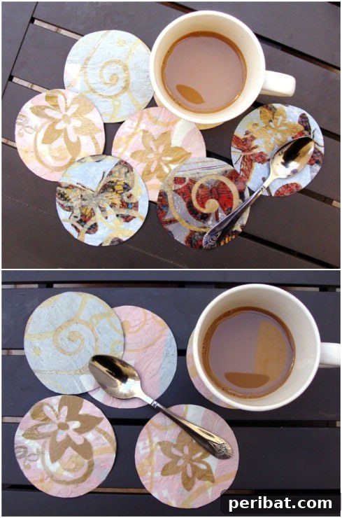 Beyond the Bin 30 Ingenious Upcycling Projects for Grocery Bags 8 Fused Plastic Bag Coasters