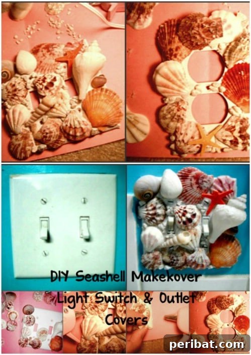 30 Creative Makeovers for Your Switch Plate Covers 22 Beach Themed Light Switch Cover